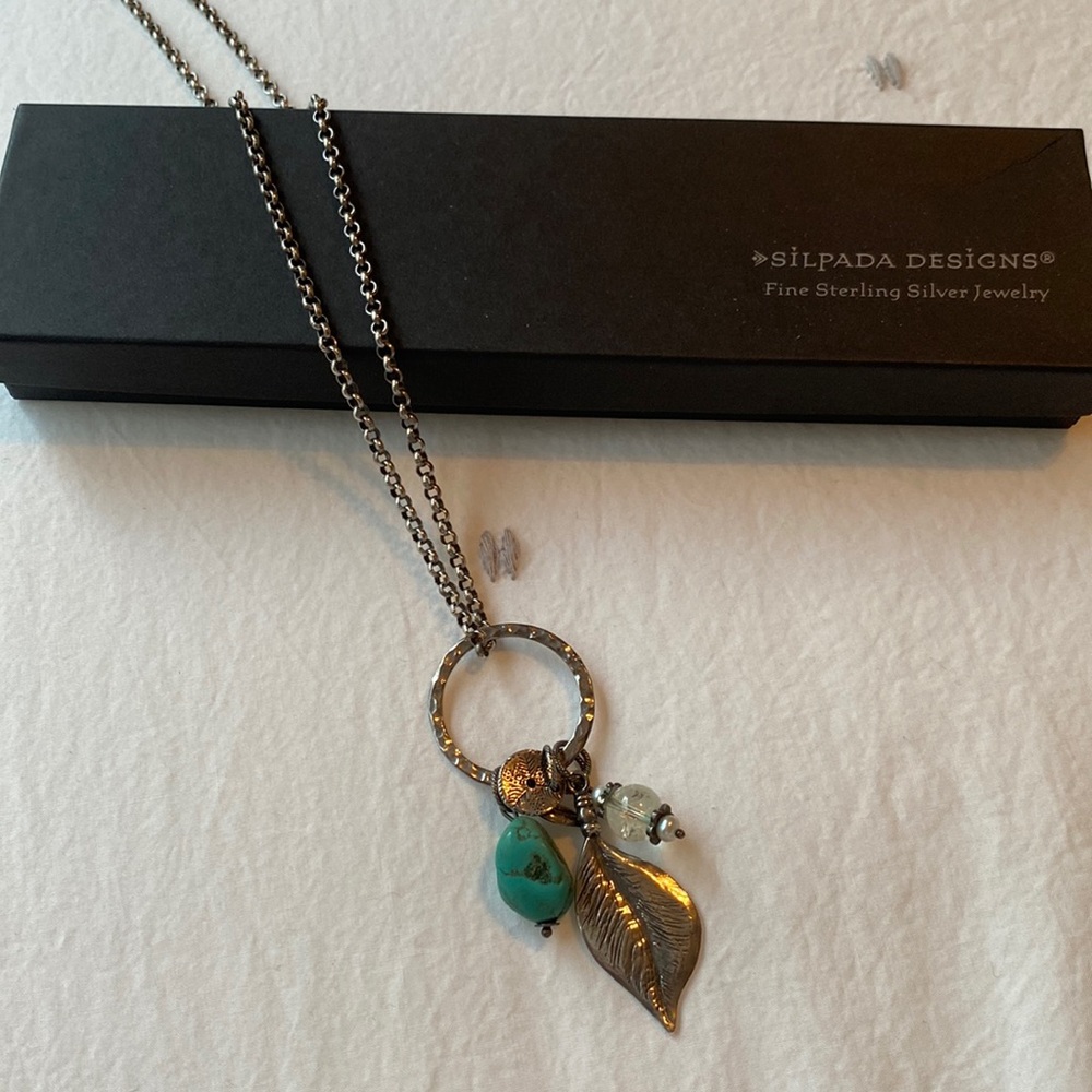 Silpada sterling silver charm necklace